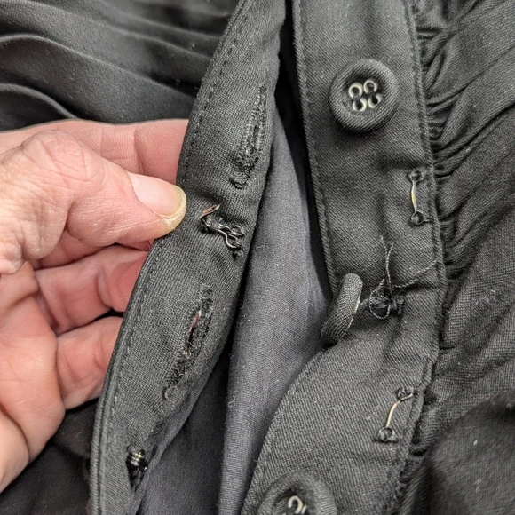 Byron Lars Beauty Mark Black Ruched Bodycon Midi Dress Size 2 Cocktail Party - Picture 15 of 15